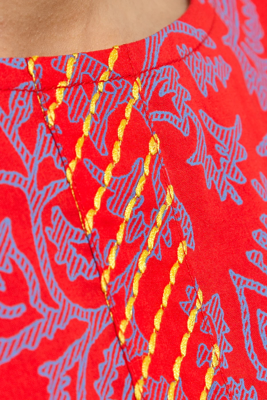 PRINTED VISCOSE SHIRT (PRET) - Image 2