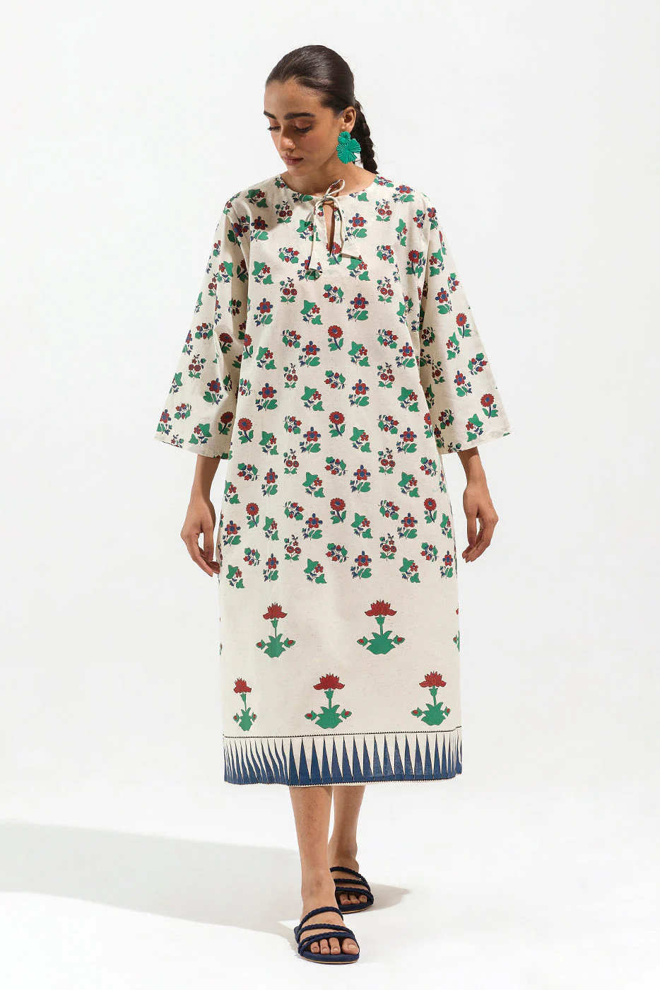 BLOCK PRINTED DRESS
