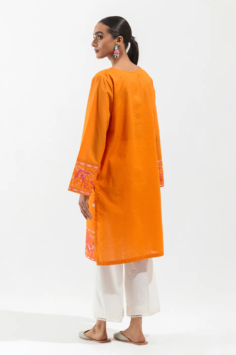 EMBROIDERED MULTI NEPS SHIRT (PRET) - Image 4