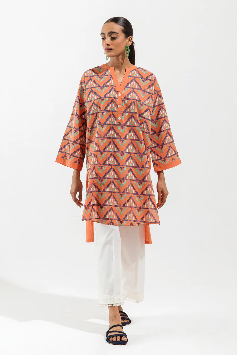 PRINTED LAWN SHIRT (PRET)