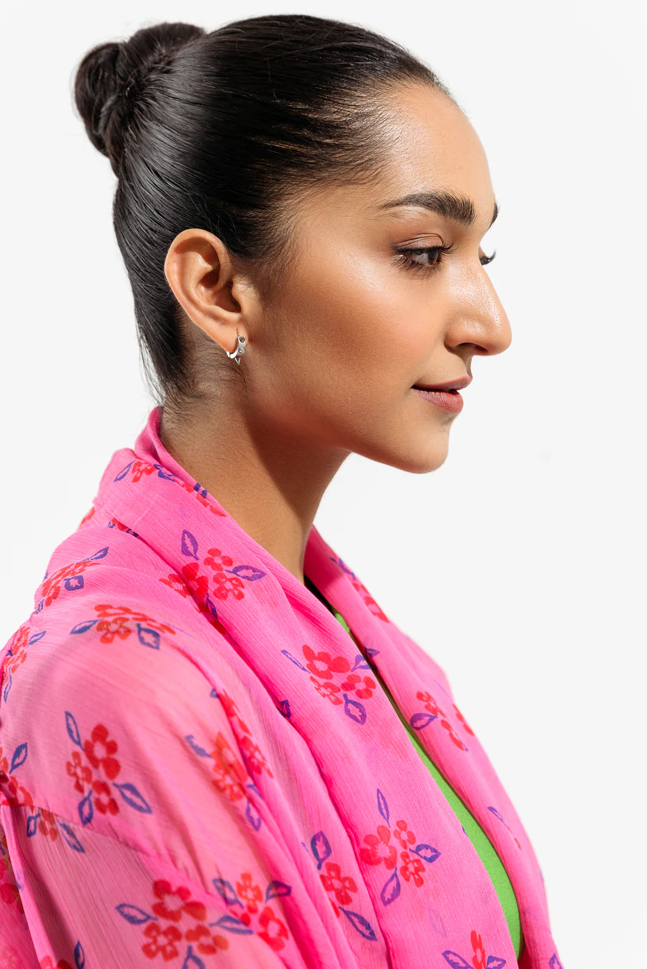 FLORAL PRINTED WRAP TOP - Image 4