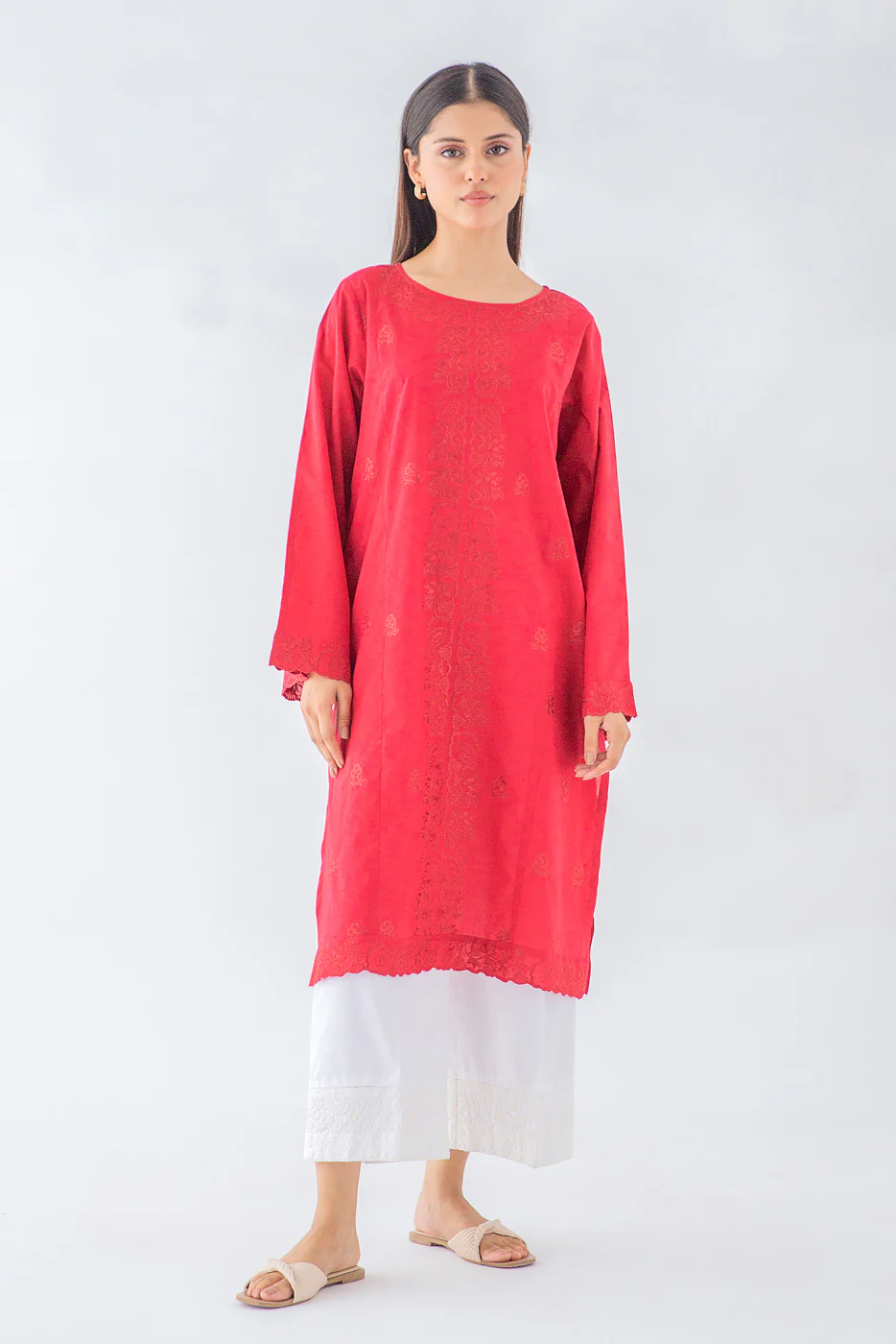 EMBROIDERED LAWN SHIRT (PRET) - Image 2