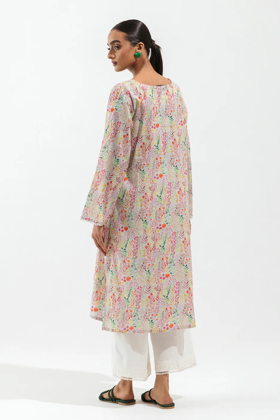 PRINTED LAWN SHIRT (PRET) - Image 3