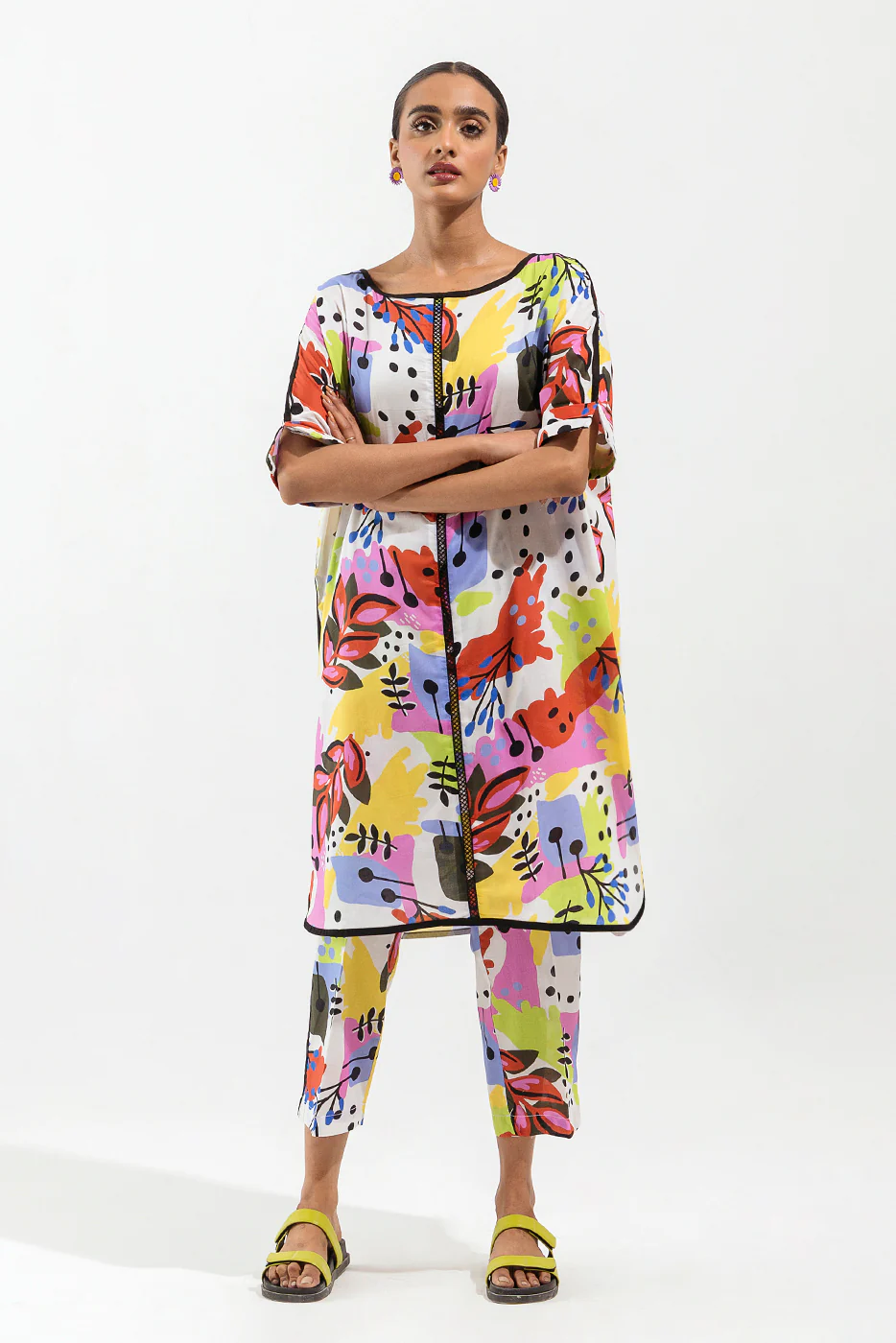 PRINTED LAWN SHIRT (PRET) - Image 2
