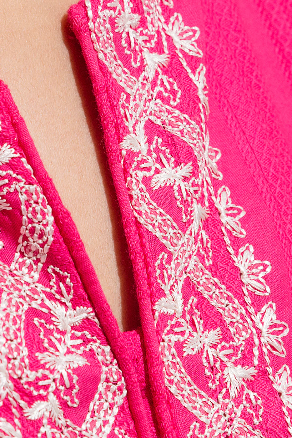 EMBROIDERED JACQUARD SHIRT (PRET) - Image 4