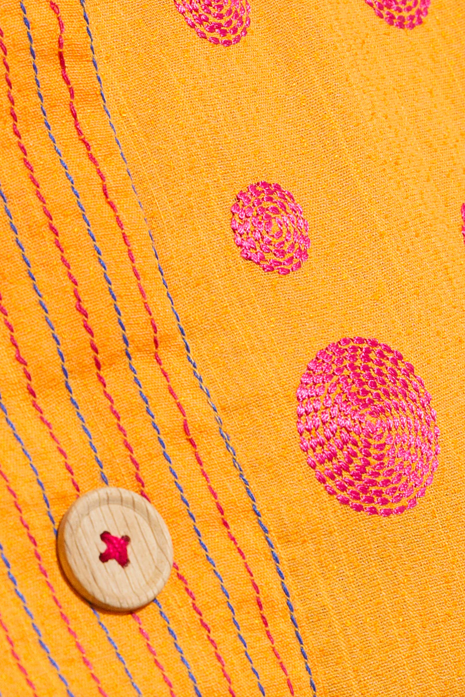 EMBROIDERED TEXTURED SHIRT (PRET) - Image 2