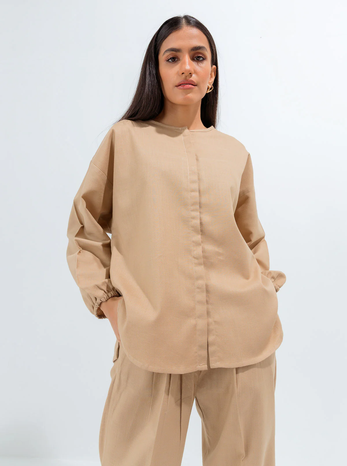 BEIGE CO-ORD SET - Image 3