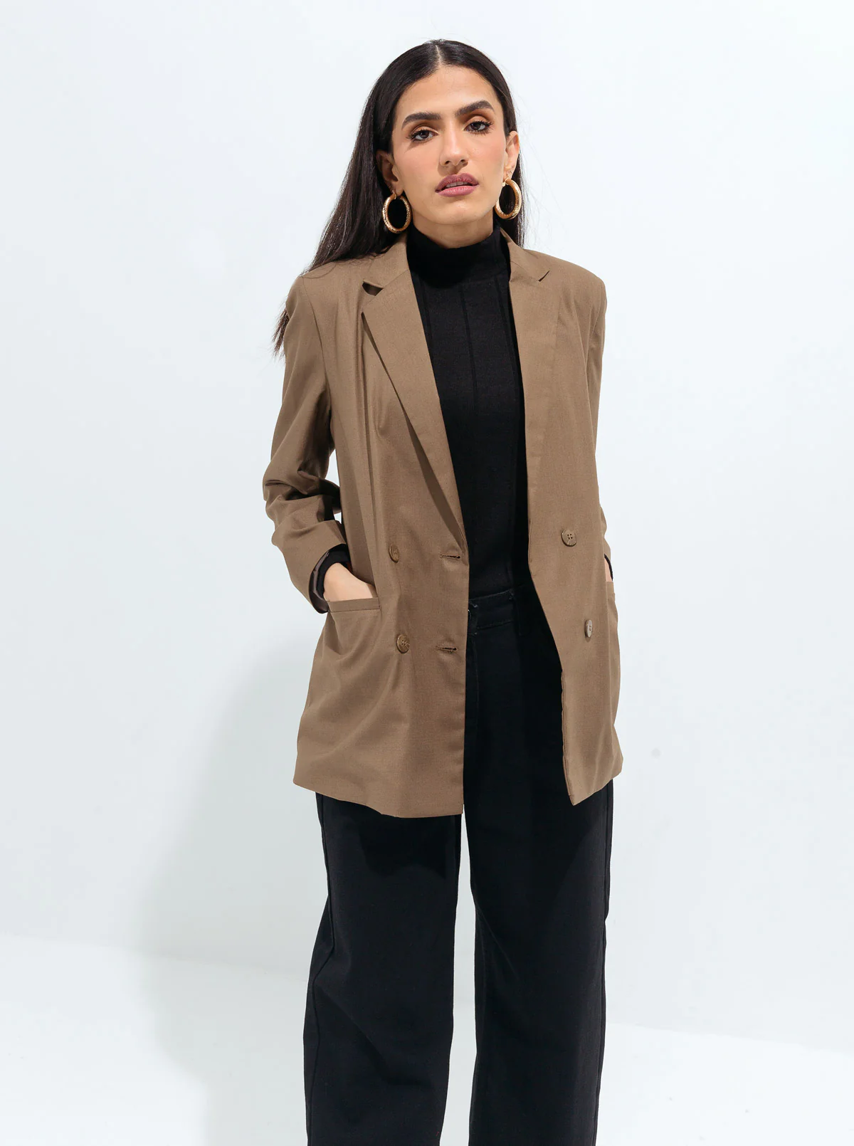 OVERSIZED DOUBLE BREASTED BLAZER - Image 3