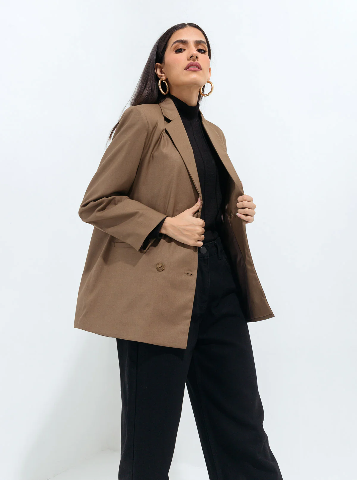 OVERSIZED DOUBLE BREASTED BLAZER - Image 4