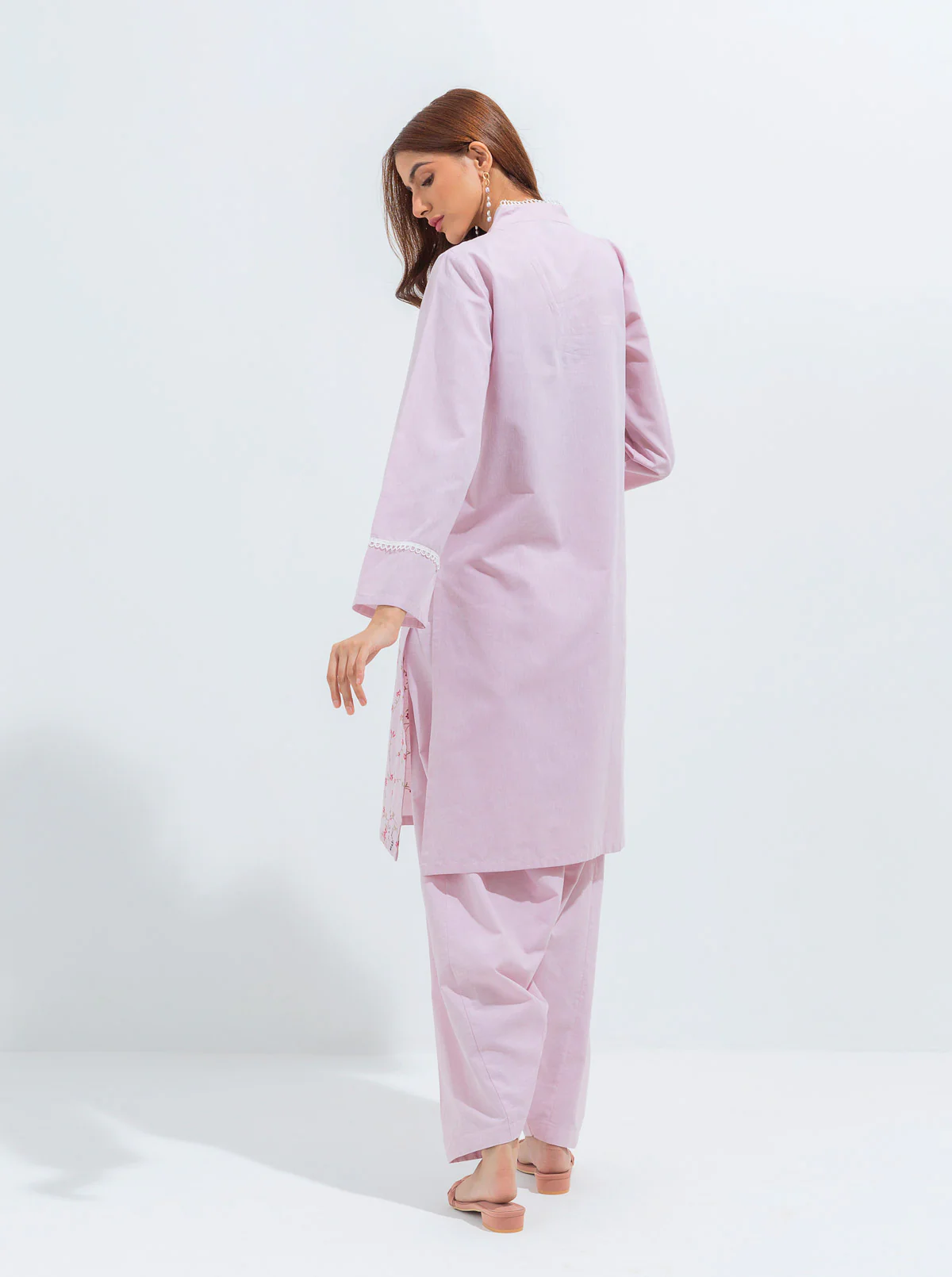 EMBROIDERED SHIRT WITH SHALWAR - Image 4