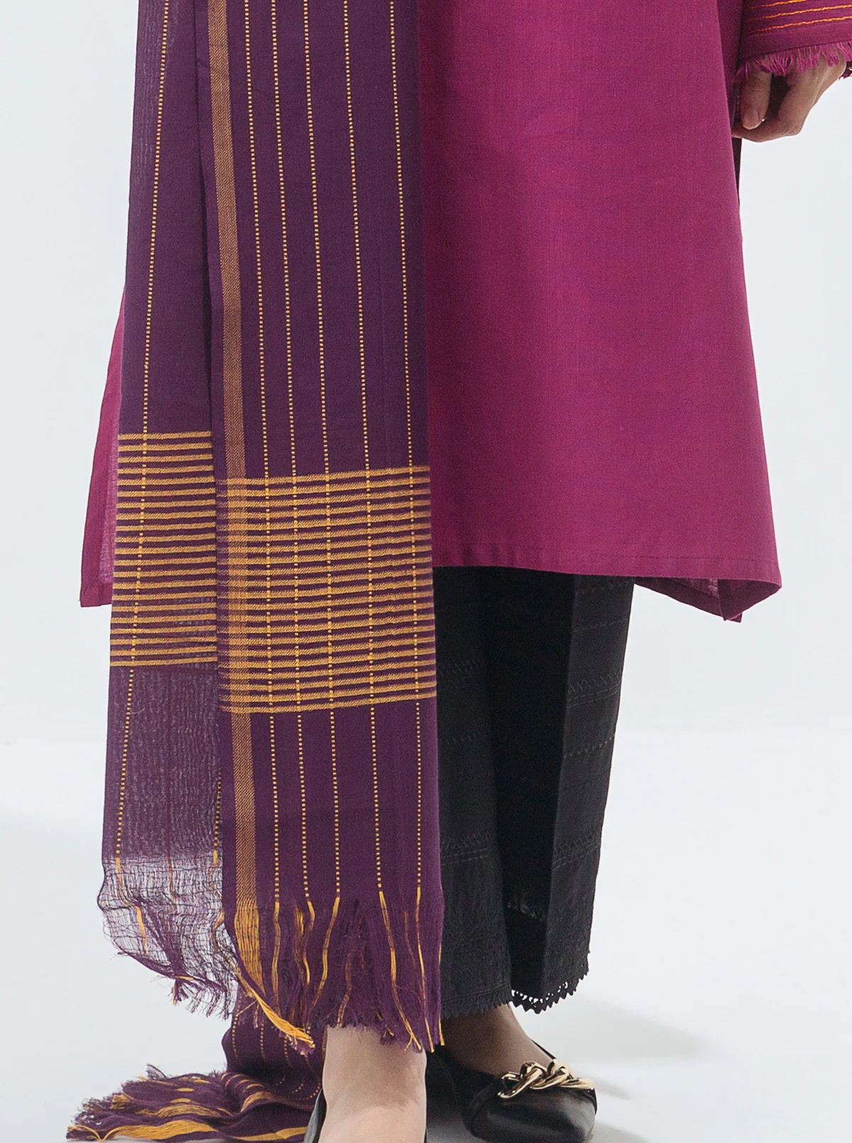 BASIC SHIRT WITH DUPATTA - Image 2