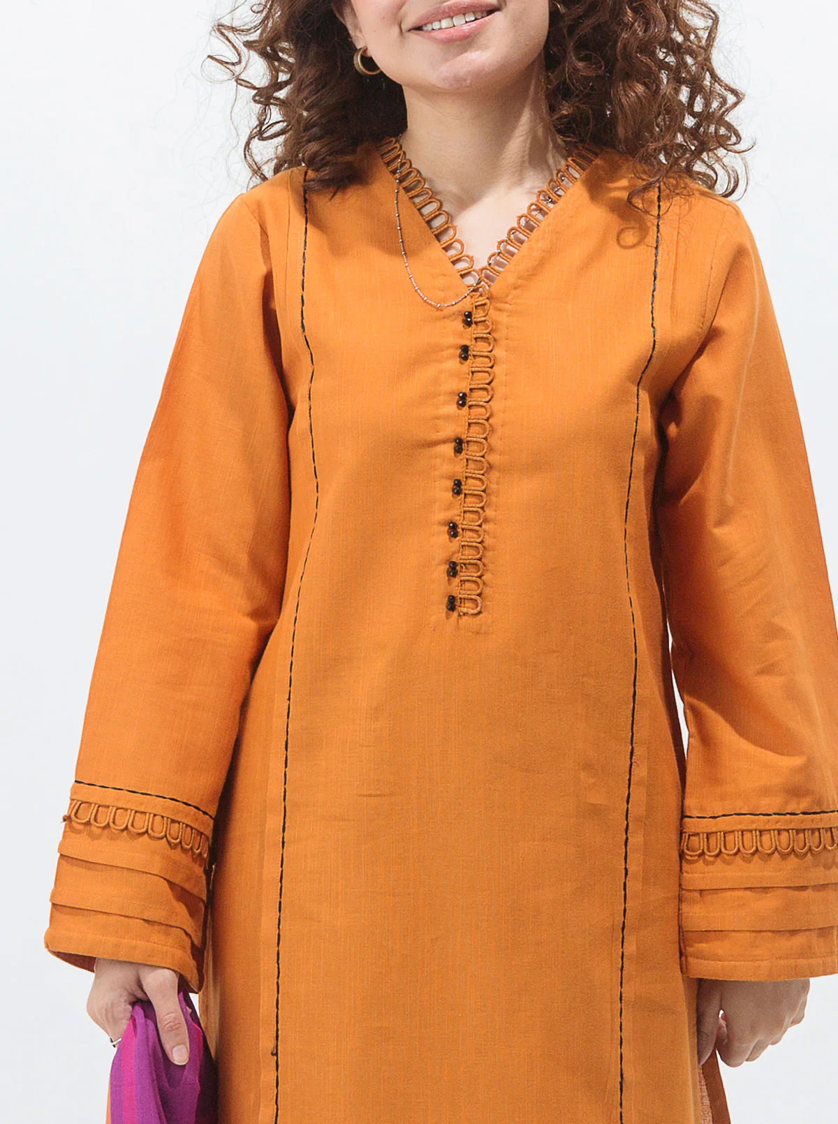 BASIC SHIRT WITH DUPATTA - Image 4