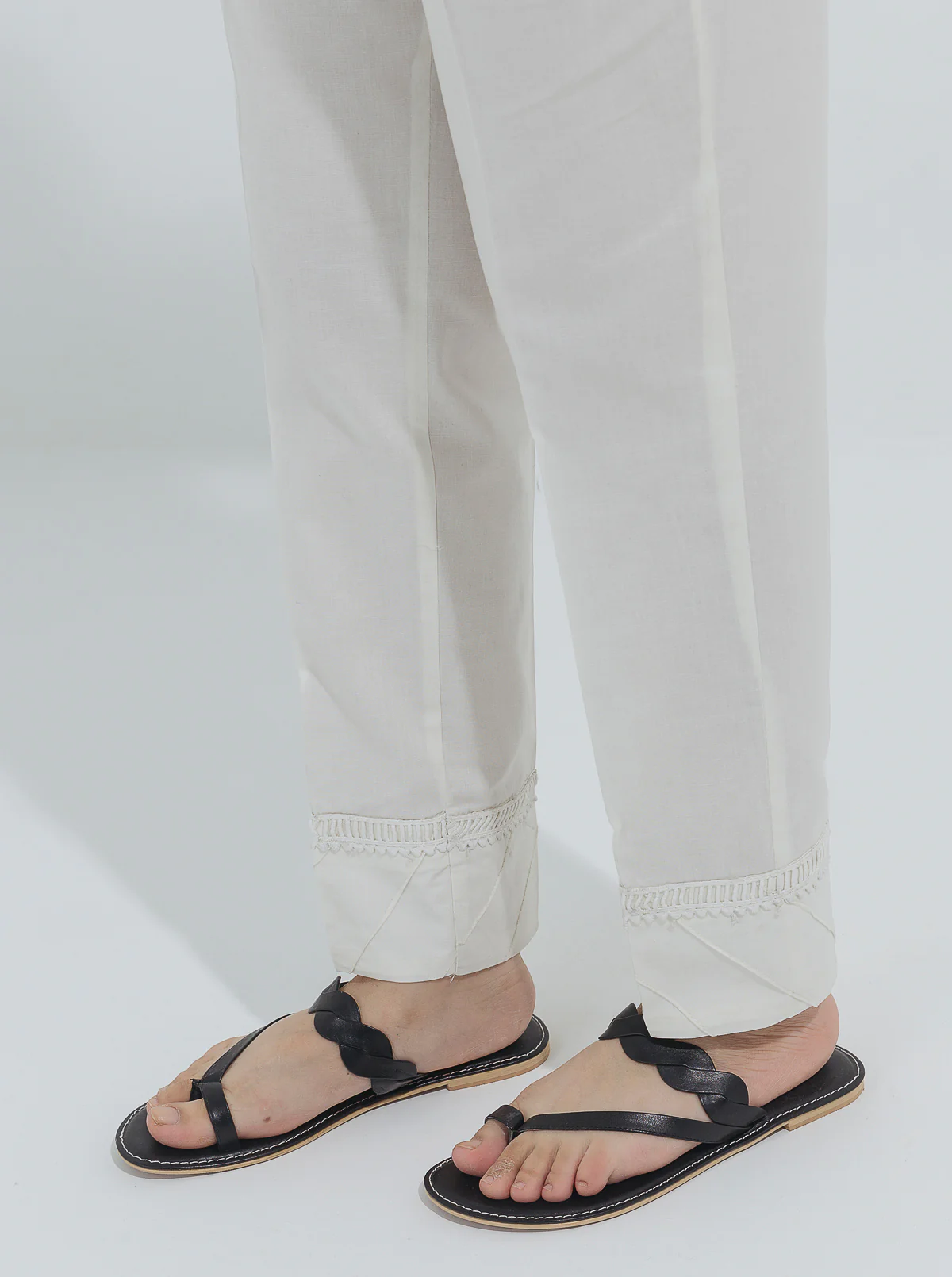 BASIC STRAIGHT PANTS - Image 2