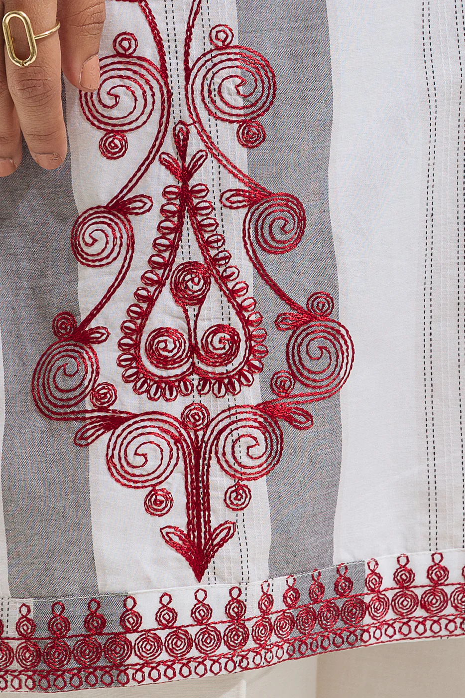 BASIC YARN DYED SHIRT (PRET) - Image 4