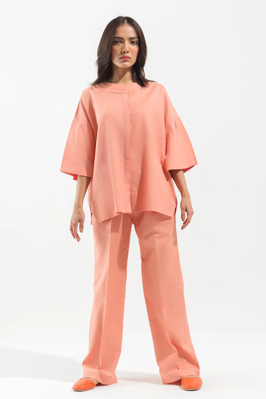 FUCHSIA PINK CREPE CO-ORD SET - Image 2
