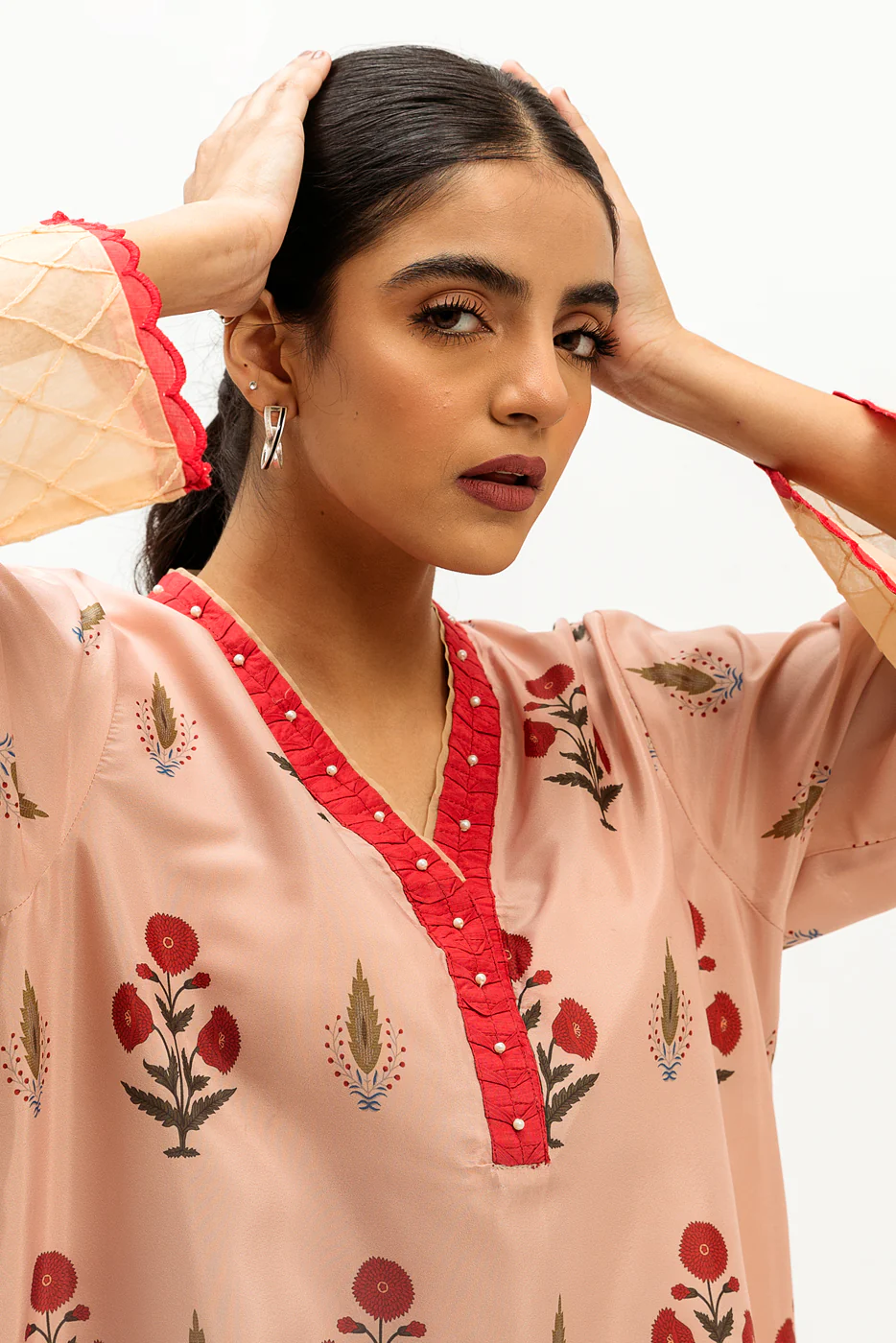 PRINTED CREPE SHIRT (LUXURY PRET) - Image 2
