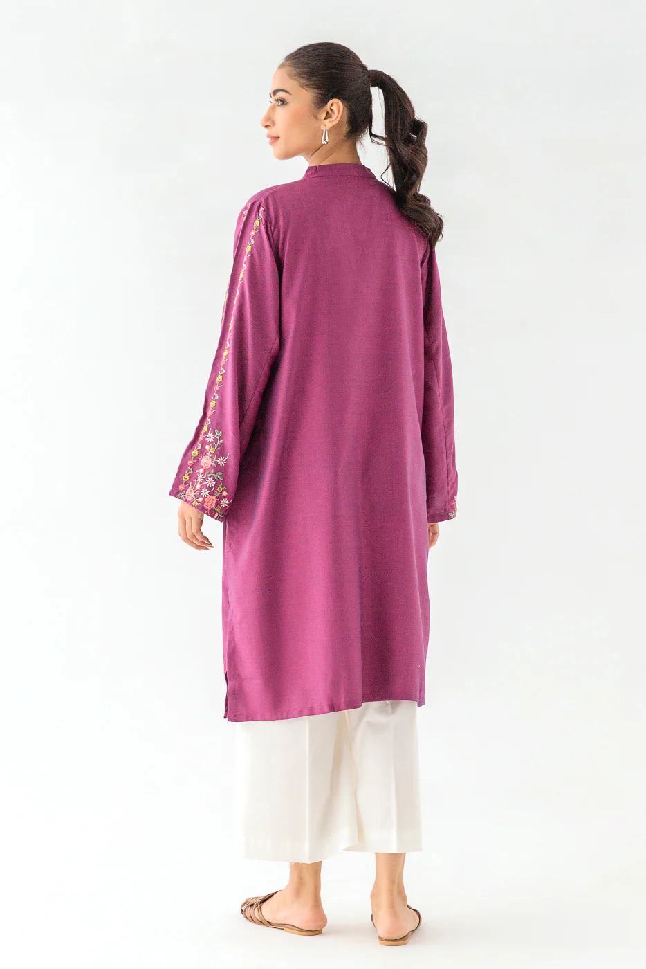 EMBROIDERED  SHIRT (PRET) - Image 3