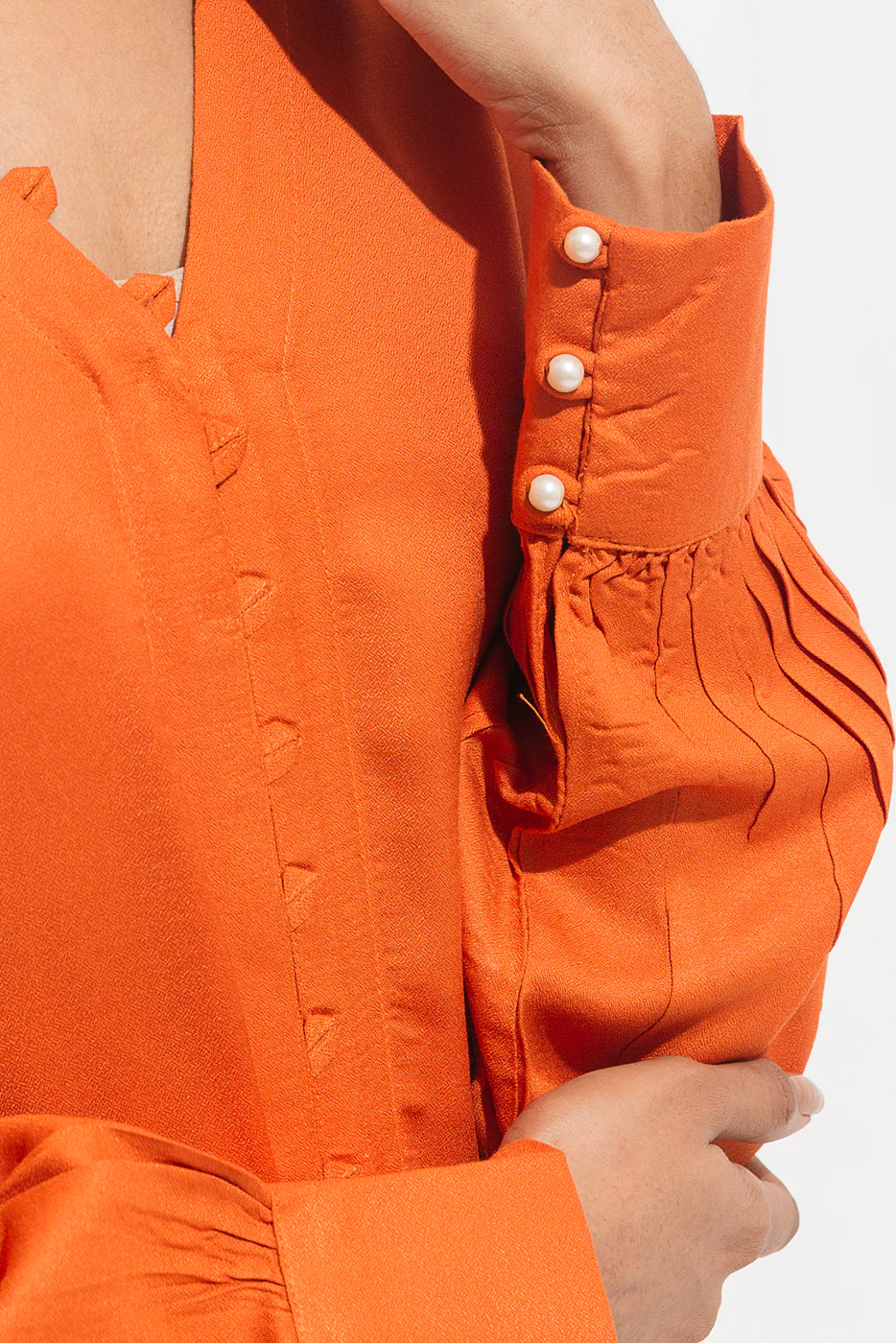 2 PIECE CREPE SUIT (PRET) - Image 3