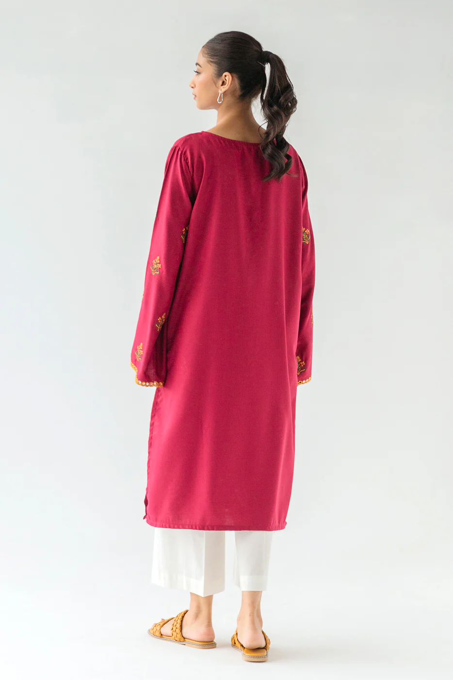 EMBROIDERED  SHIRT (PRET) - Image 3