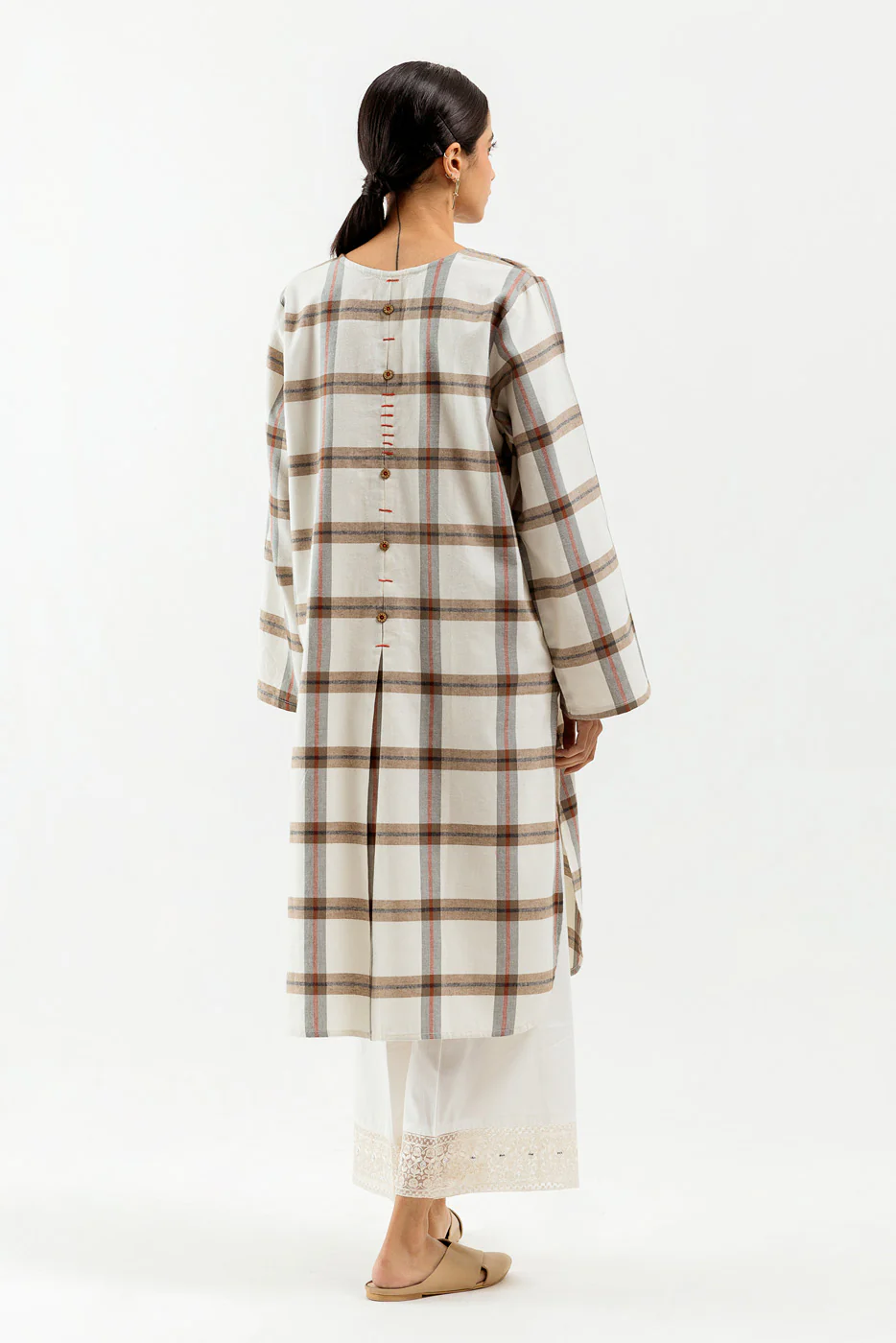 BASIC FLANNEL SHIRT (PRET) - Image 3