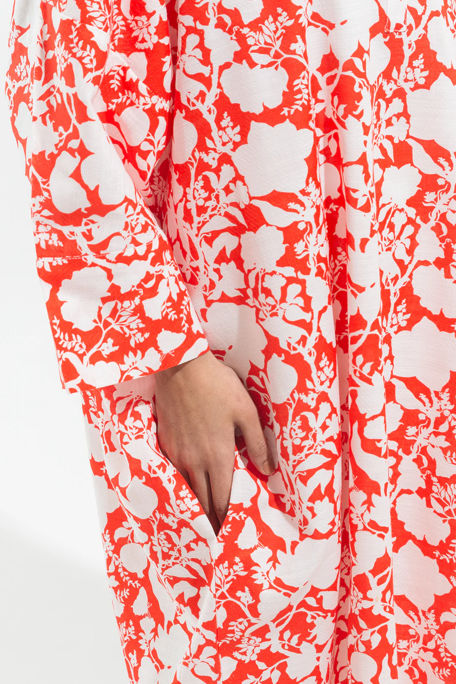 PRINTED JACQ KHADDAR SHIRT (PRET) - Image 4