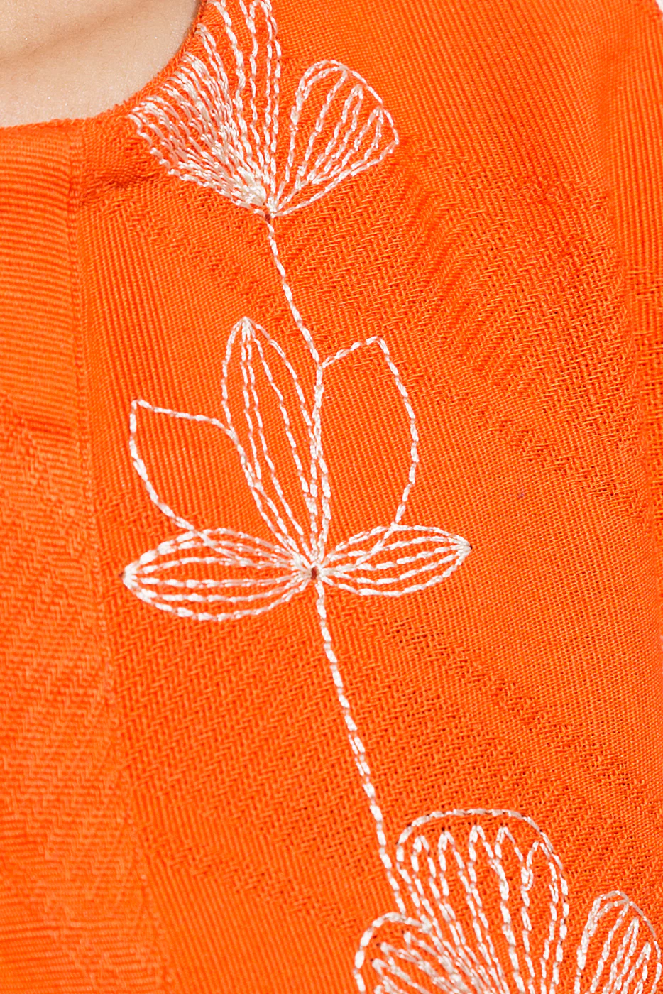 EMBROIDERED KHADDAR JACQUARD SHIRT (PRET) - Image 3