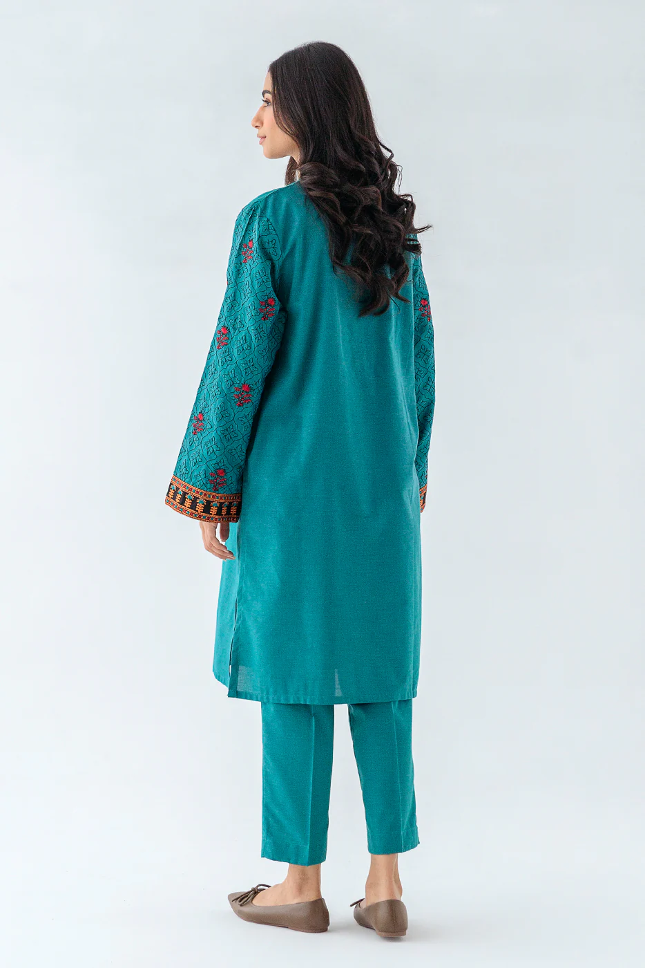 EMBROIDERED  SHIRT (PRET) - Image 3