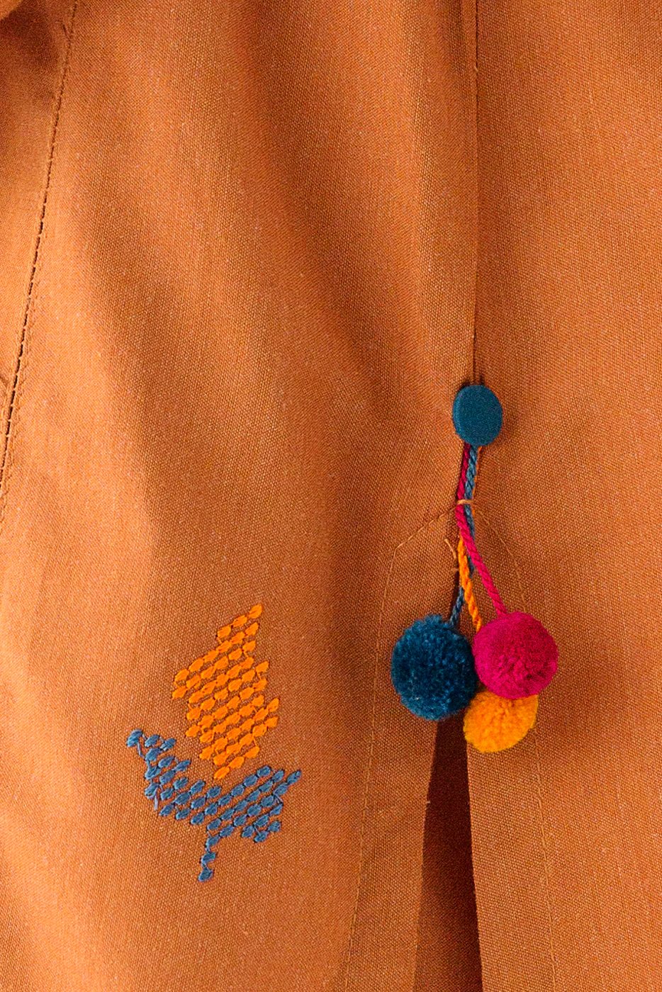 2 PIECE EMBROIDERED YARN DYED SUIT (PRET) - Image 4
