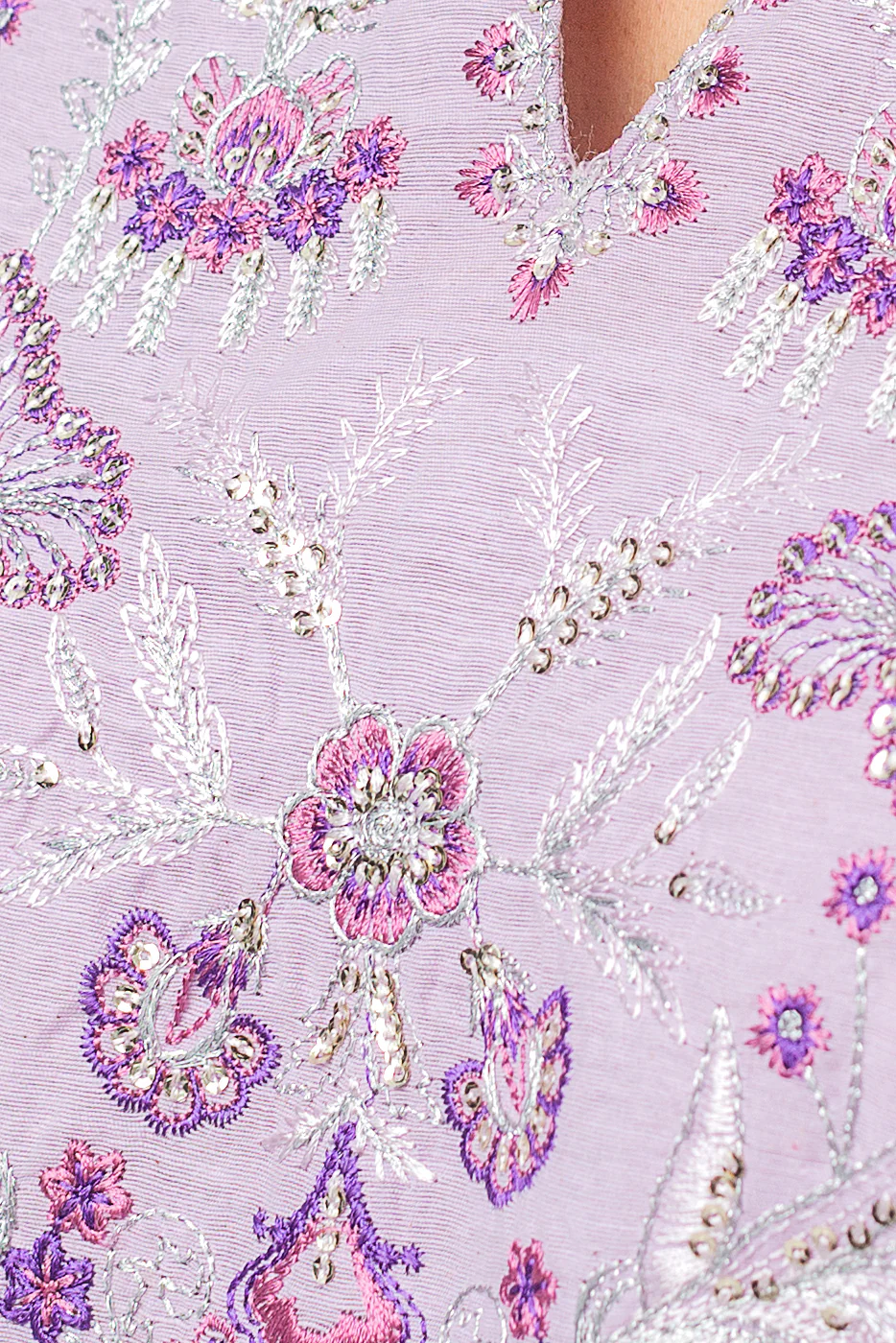EMBROIDERED KARANDI SHIRT (LUXURY PRET) - Image 3