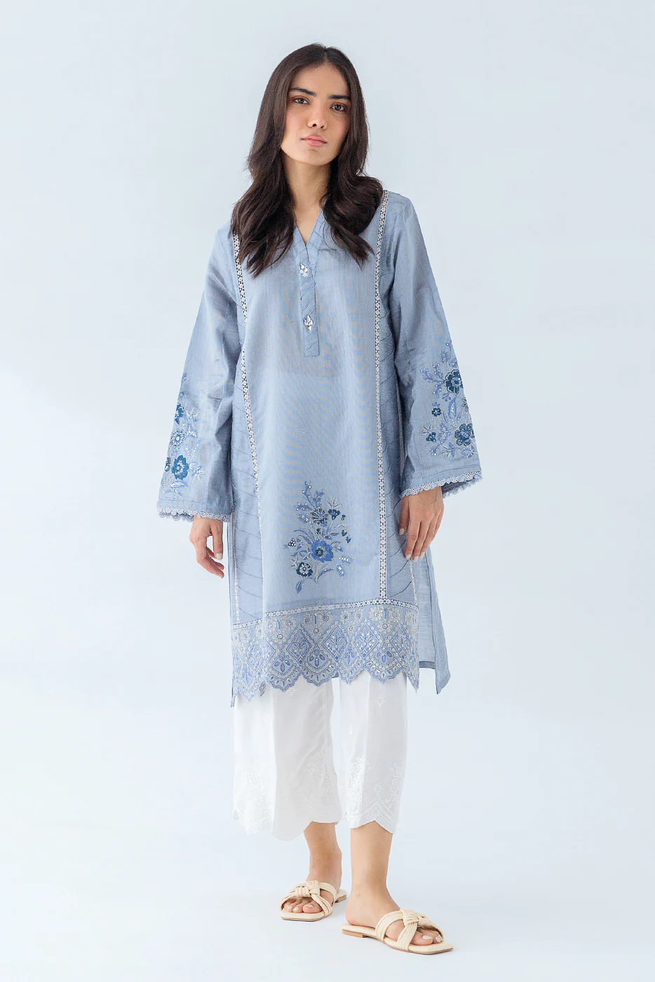 BASIC TWO TONE SHIRT (LUXURY PRET) - Image 2