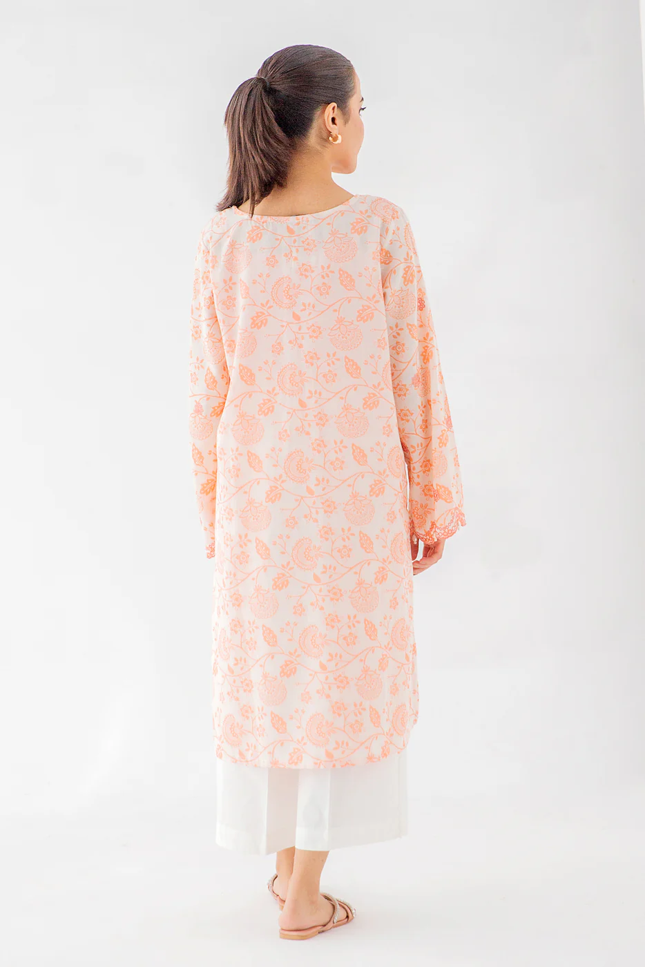 EMBROIDERED JACQUARD SHIRT (PRET) - Image 3