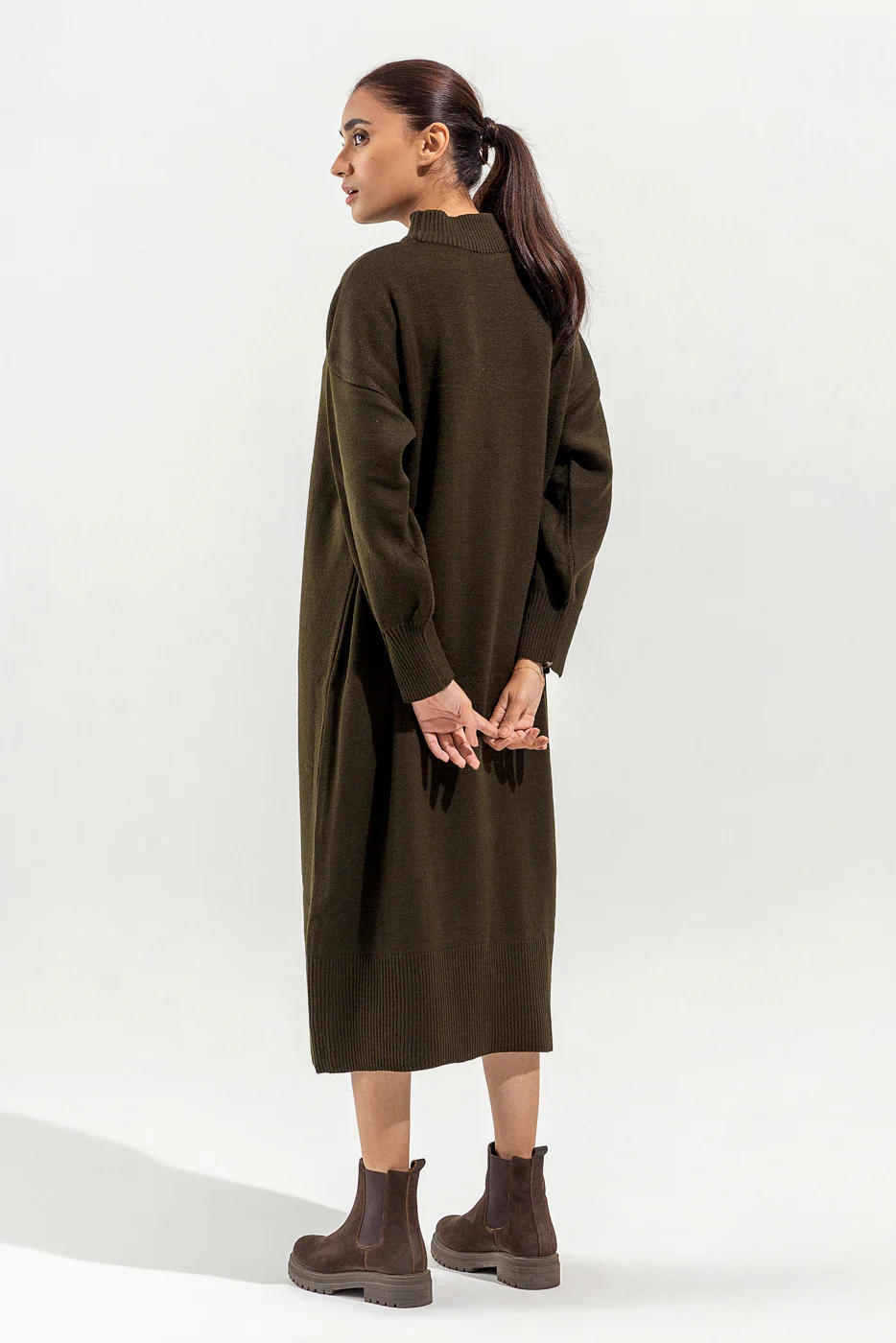 KNITTED LONG DRESS - Image 4