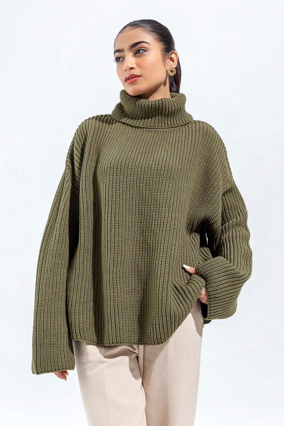 BOXY KNITTED PULLOVER - Image 2