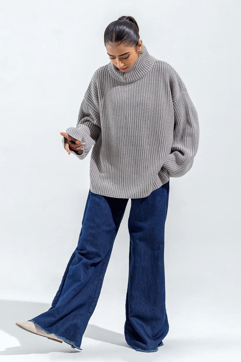 BOXY KNITTED PULLOVER - Image 4