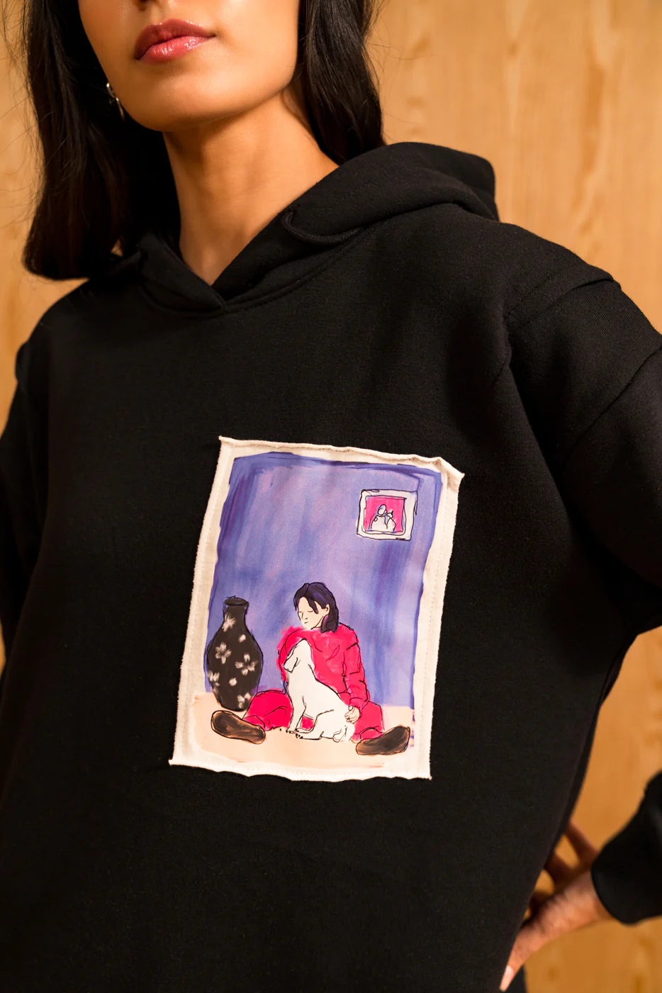 OVERSIZED GRAPHIC HOODIE - Image 4