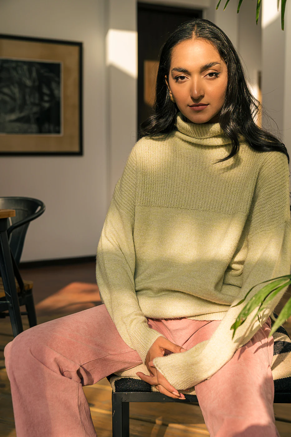 MINT GREEN TURTLENECK PULLOVER - Image 4