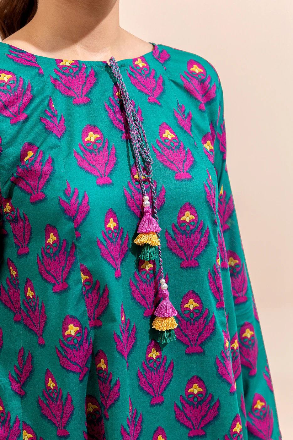 2 PIECE PRINTED LAWN SUIT-VIVID EVENING (UNSTITCHED) - Image 4