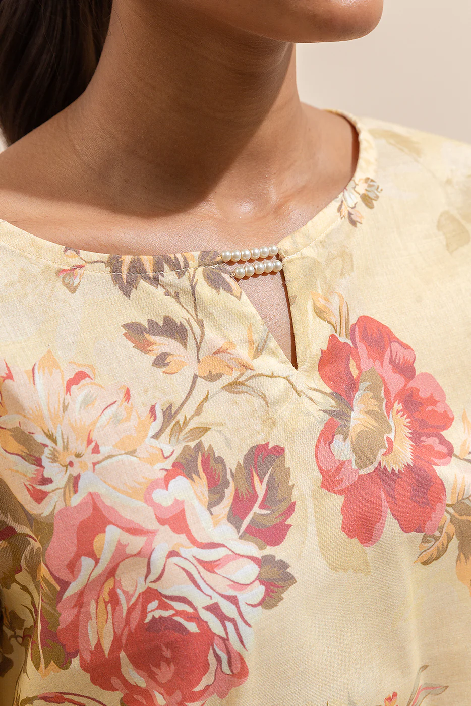 3 PIECE PRINTED LAWN SUIT-VINTAGE VEIL (UNSTITCHED) - Image 3