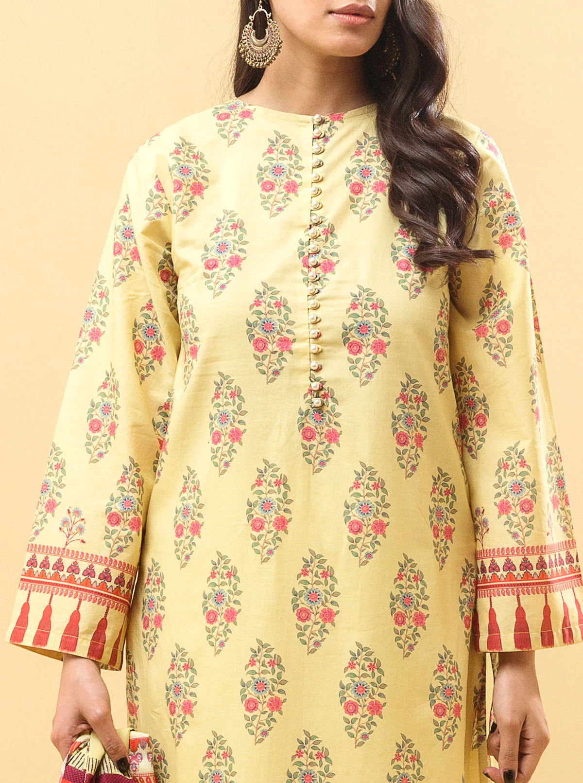 2 PIECE - PRINTED LAWN SUIT - BLOOMING OBSESSION - Image 5