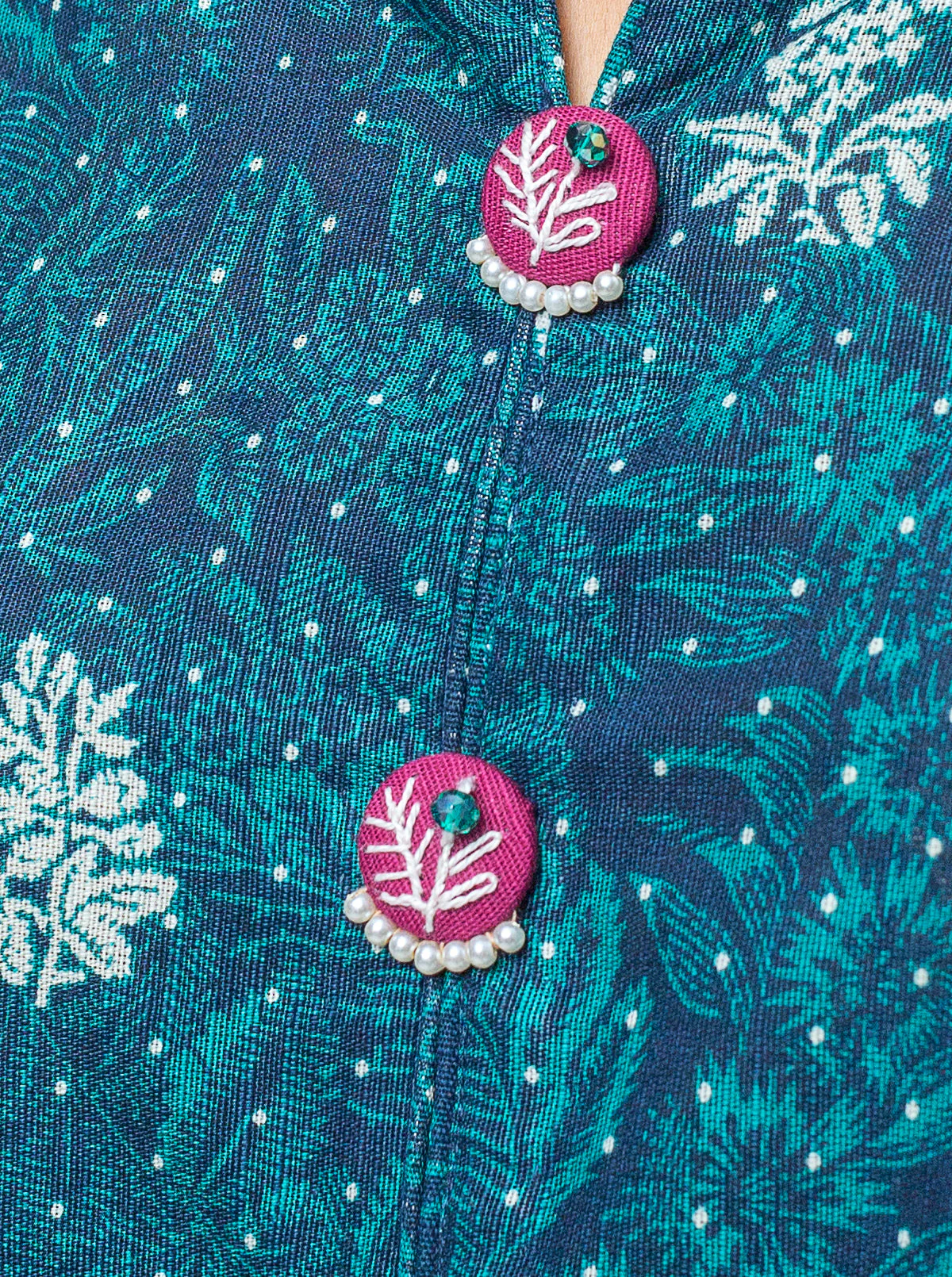3 PIECE - PRINTED KHADDAR SUIT - MOON SHADOW - Image 4
