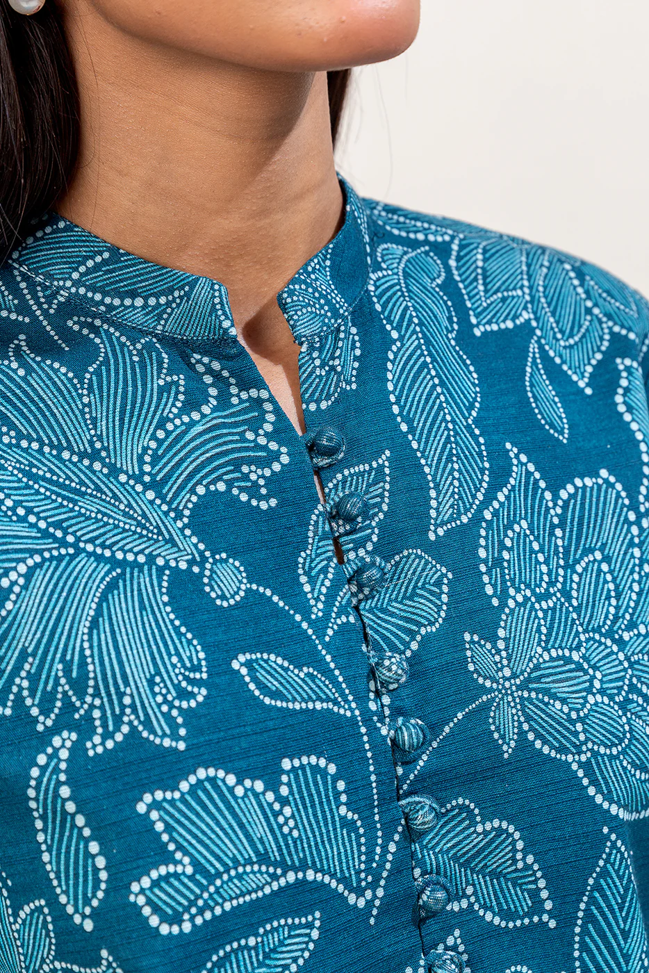 3 PIECE PRINTED KHADDAR SUIT-AEGAN HAVEN (UNSTITCHED) - Image 3