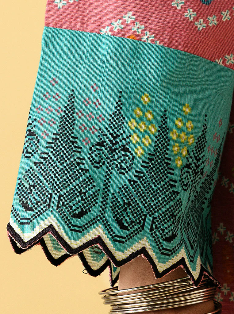 3 PIECE - PRINTED KHADDAR SUIT - REMOSE - Image 4