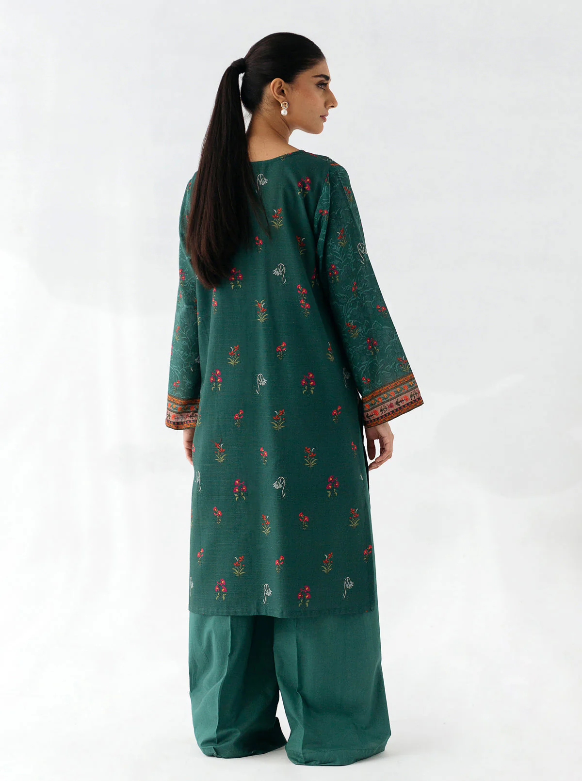 1 PIECE - PRINTED KHADDAR SHIRT - ATLANTIS COAST - Image 2