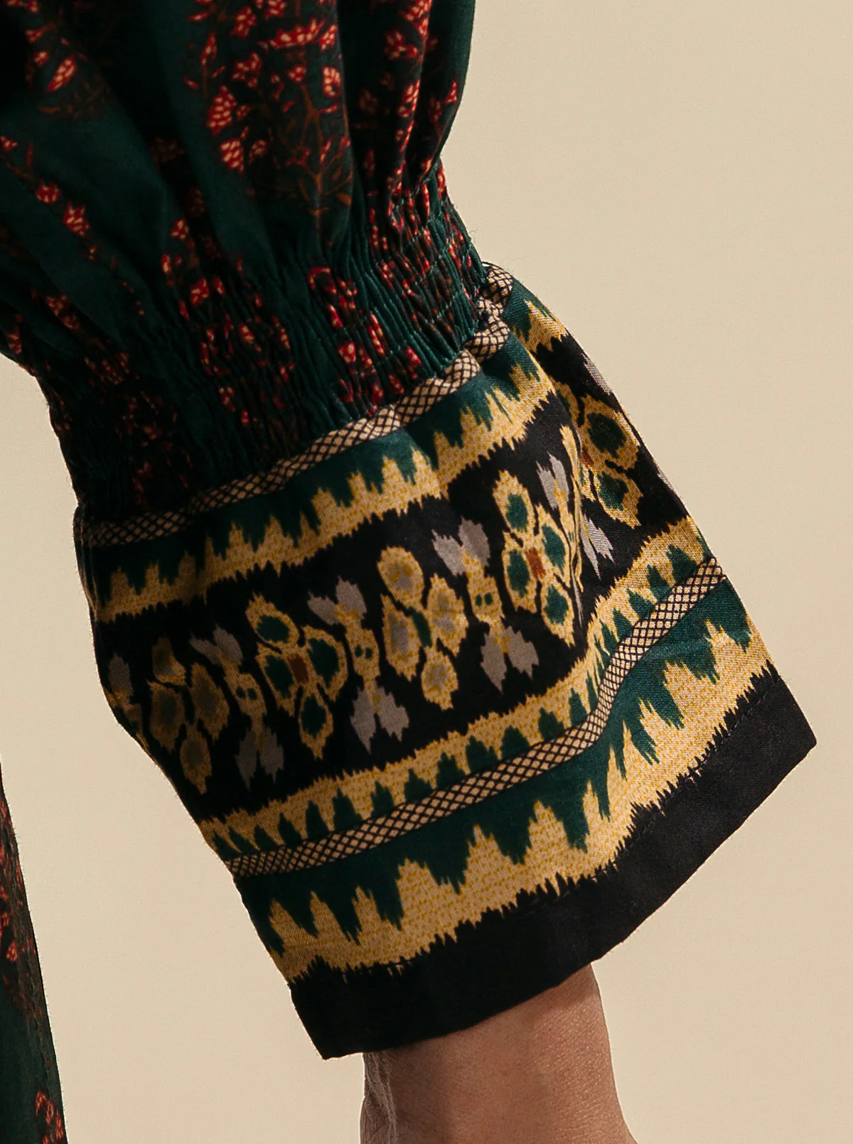 1 PIECE - PRINTED  LAWN SHIRT - DARK VENTURE - Image 2