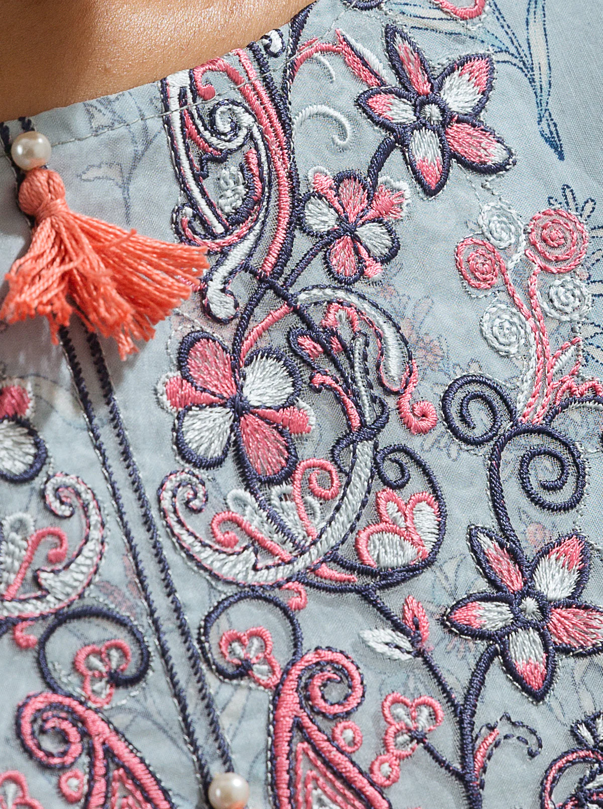 2 PIECE - PRINTED LAWN SUIT - GOLD MINE - Image 4