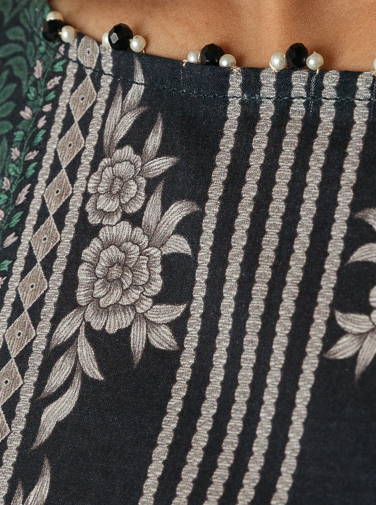 3 PIECE - PRINTED  LAWN SUIT - GARDEN MYSTERY - Image 4