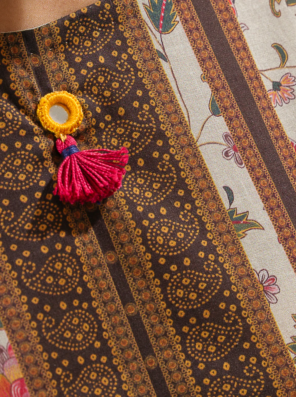 3 PIECE - PRINTED LAWN SUIT - FLORID ADJUSTMENT - Image 2