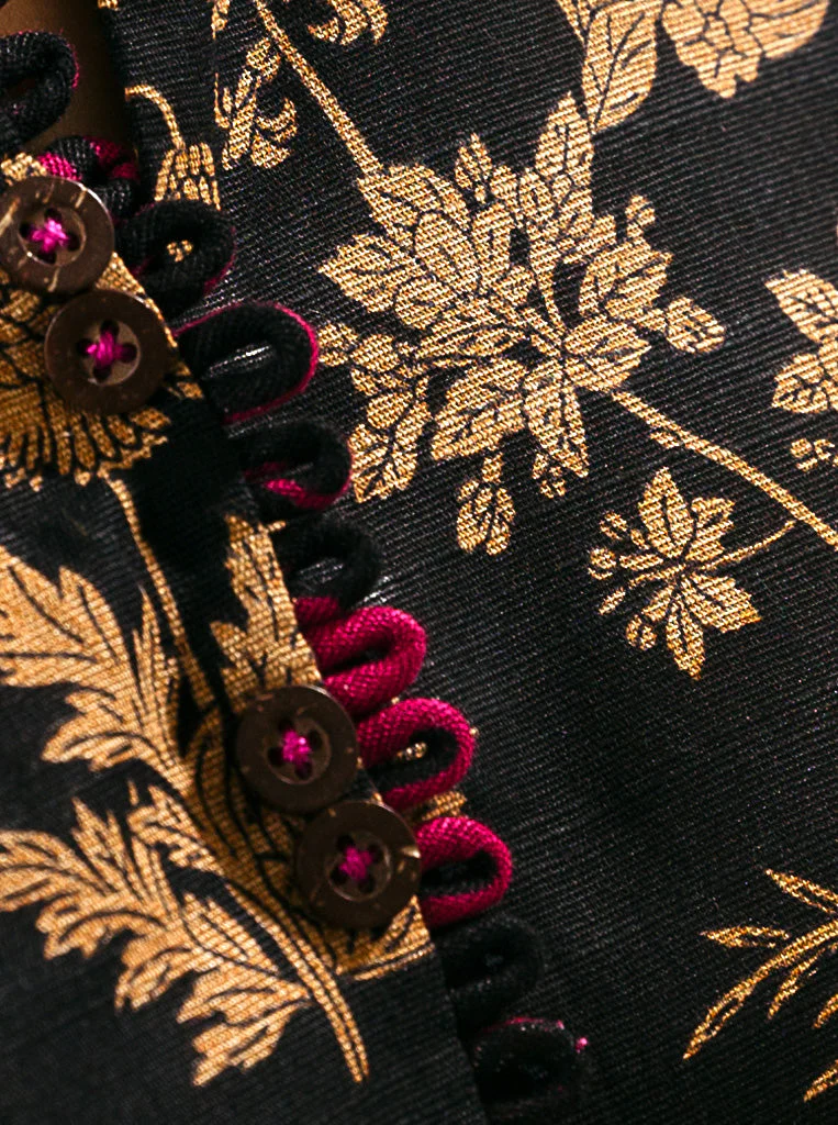 2 PIECE - PRINTED KHADDAR SUIT - DIVINE BLACK - Image 3