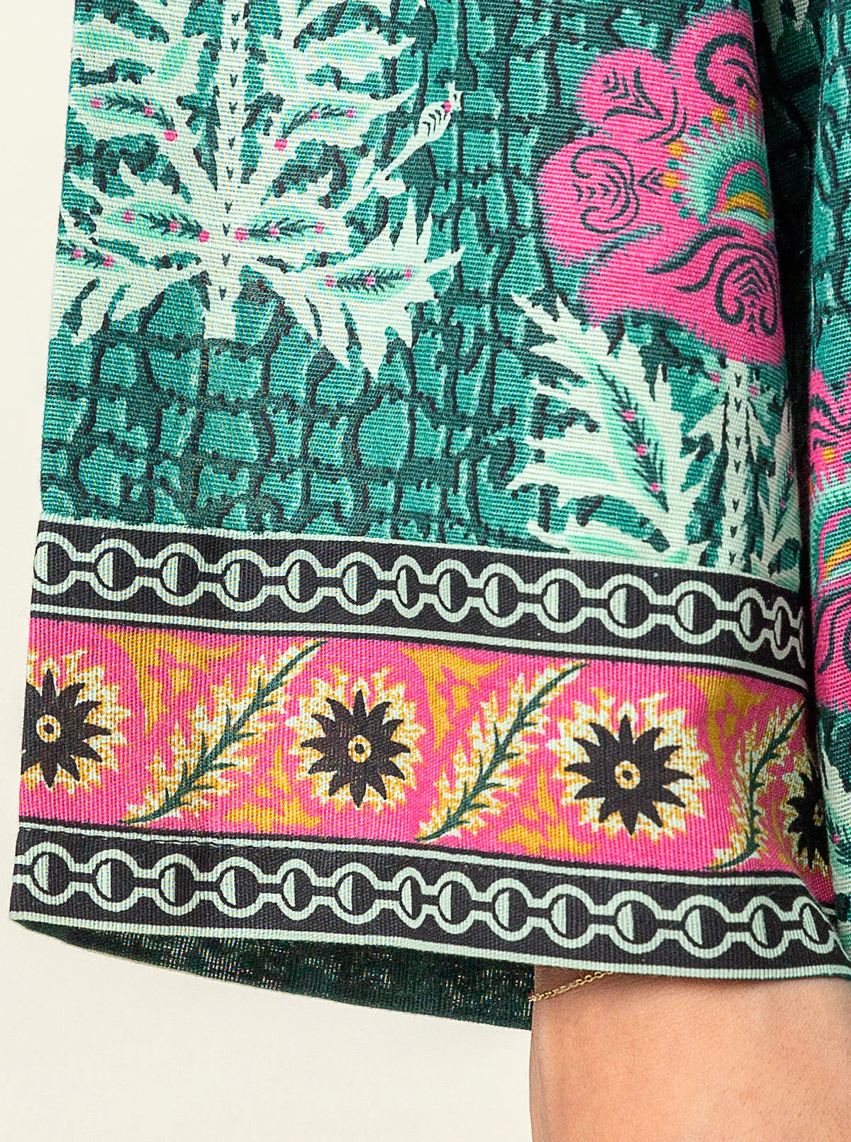 2 PIECE - PRINTED KHADDAR SUIT - MEADOW MELODY - Image 4