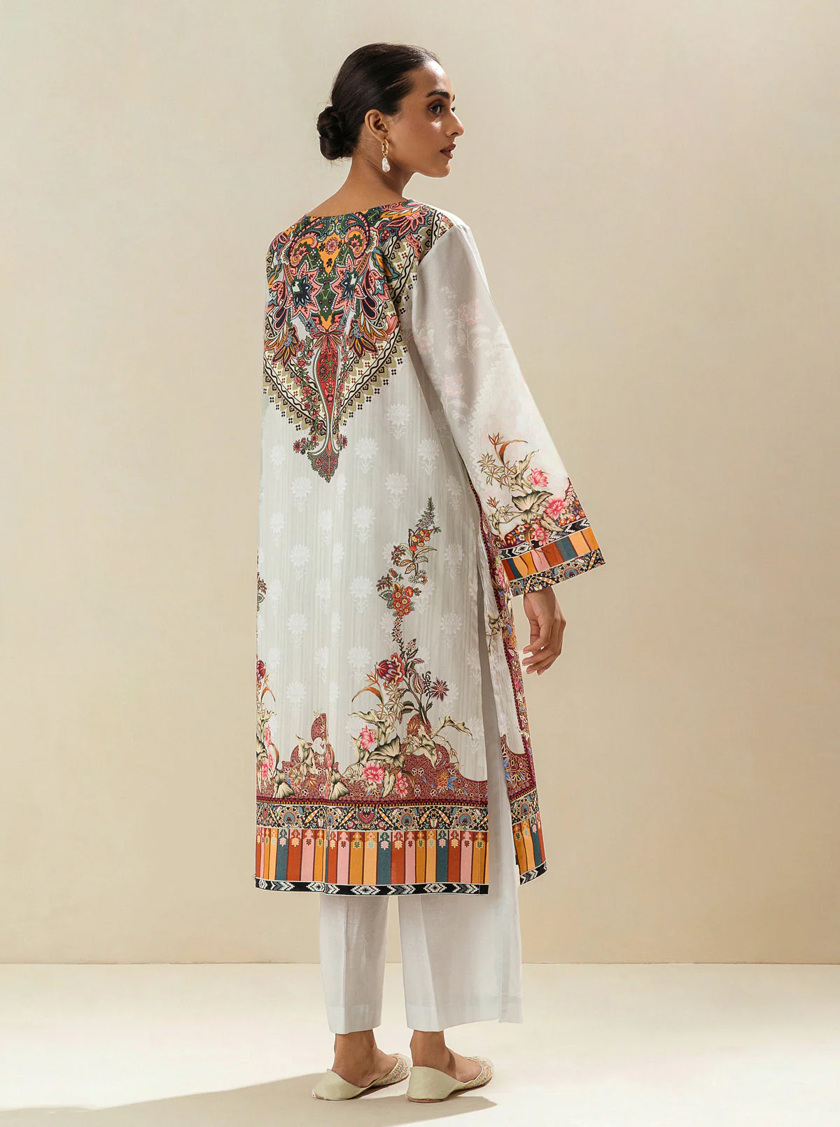 1 PIECE - PRINTED LAWN SHIRT - LAPIS ANATOMY - Image 2